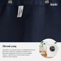 Штора для ванной комнаты Iddis Decor D28P218i11 180 x 200 см, полиэстер, синий