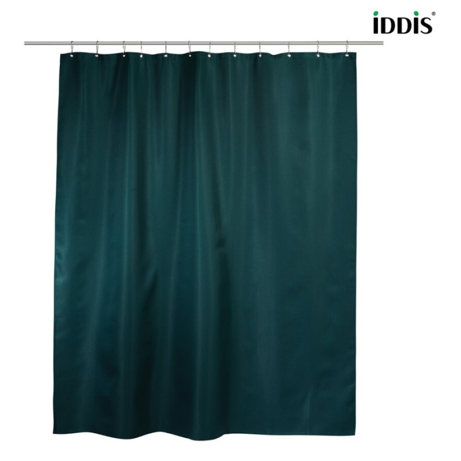 Штора для ванной комнаты Iddis Decor D29P218i11 180 x 200 см, полиэстер, зеленый