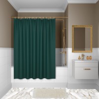 Штора для ванной комнаты Iddis Decor D29P218i11 180 x 200 см, полиэстер, зеленый