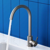 Смеситель Dorff Logic D3000000 для кухни из нержавеющей стали