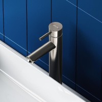 Смеситель Dorff Logic D3002102SS New для раковины, нержавеющая сталь