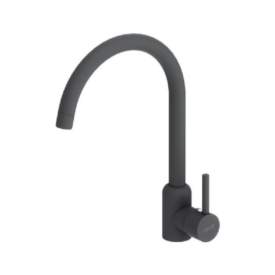 Смеситель для кухни Dorff Logic D3007022, черный матовый