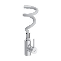 Смеситель для кухни Dorff Logic D3007633, с гибким изливом, белый матовый