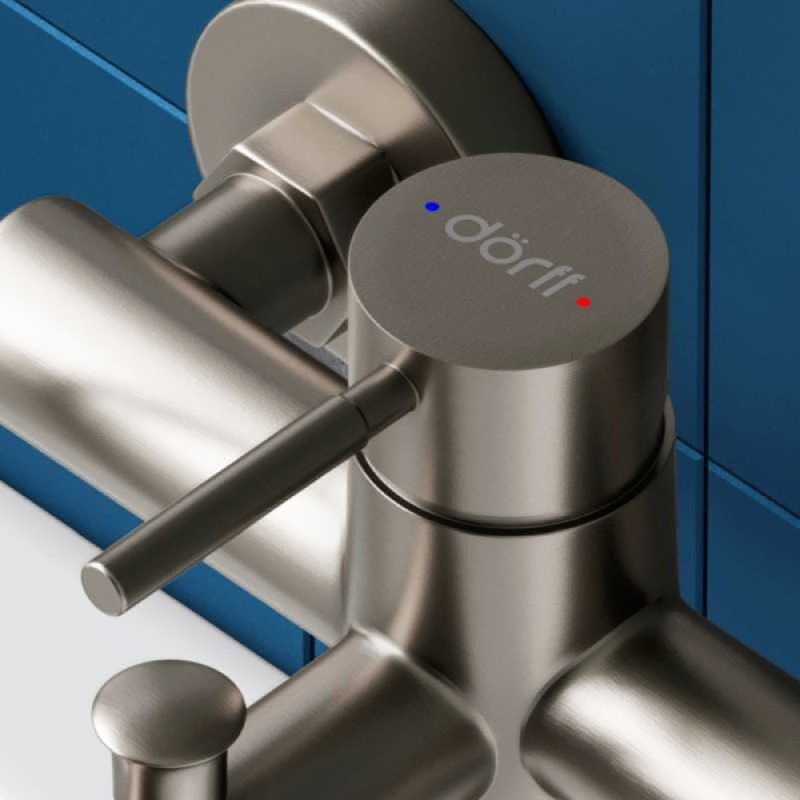 Cмеситель Dorff Logic new D3010000SS для ванны и душа, из нержавеющей стали