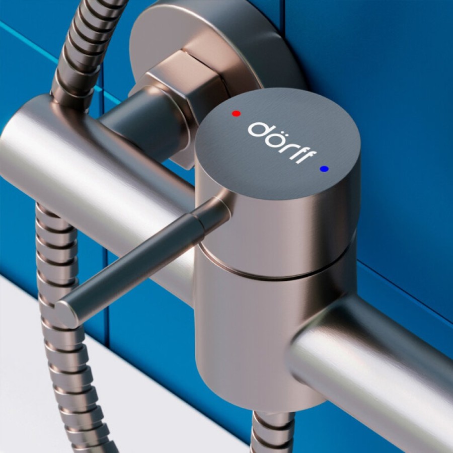 Смеситель Dorff D3020000SS Logic new для душа, из нержавеющей стали