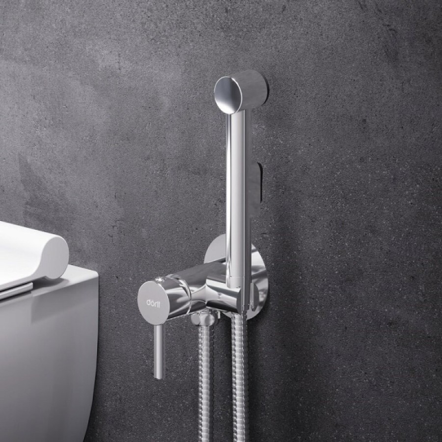 Гигиенический душ Dorff Logic, D3075000, со смесителем, хром