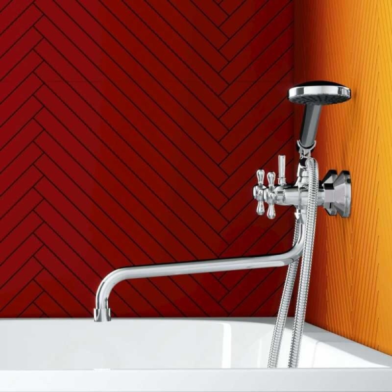 Смеситель Dorff Vintage D6095000 для ванны и душа с душевым набором