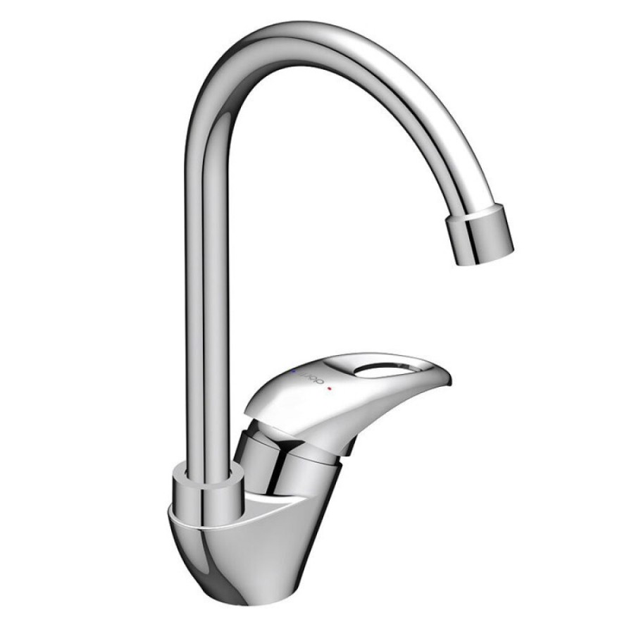 Полимерный смеситель Dorff Comfort D8000000, для кухонной мойки, хром