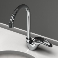 Полимерный смеситель Dorff Comfort D8000000, для кухонной мойки, хром