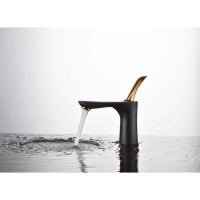 Смеситель D&K Venice Baciano DA1032159 для раковины, черный