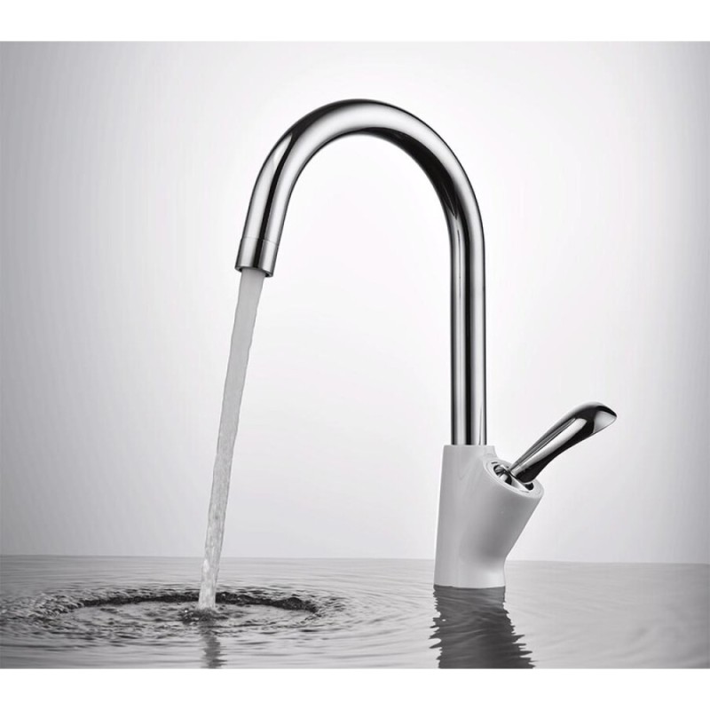 Смеситель D&K Venice Baciano DA1032456 для кухни, белый