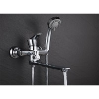 Смеситель D&K Reisling Rhein DA1273301 с душевым гарнитуром, хром