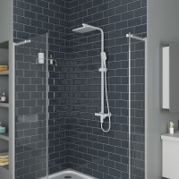Душевая система D&K Berlin.Steinbeis DA1433726A02, цвет белый матовый