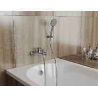 Смеситель D&K Bayern.Furth DA1523201 для ванны и душа, с душевым гарнитуром, цвет хром