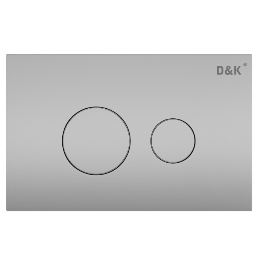 Клавиша смыва D&K Venice DB1029002, хром матовый
