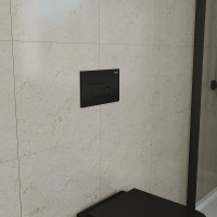 Клавиша смыва D&K Quadro DB1519025, цвет черный