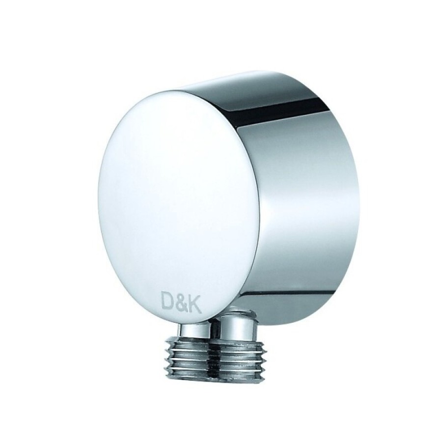 Шланговое подсоединение D&K, DC1004894, хром