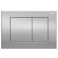Инсталляция D&K DI8140116 для подвесного унтиза, с клавишей смыва цвета хром