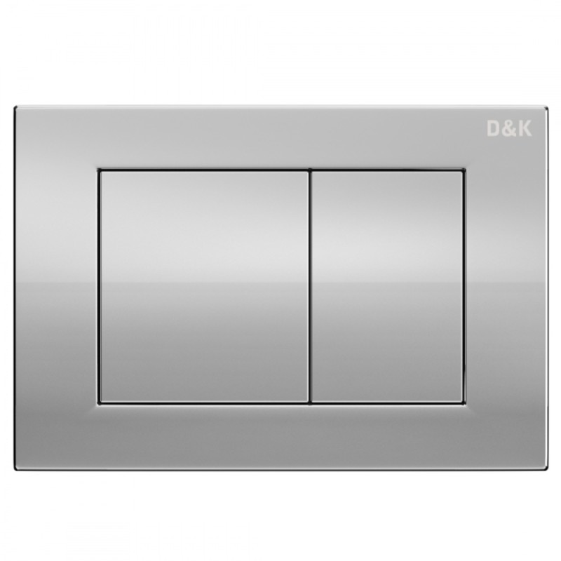 Инсталляция D&K DI8140116 для подвесного унтиза, с клавишей смыва цвета хром