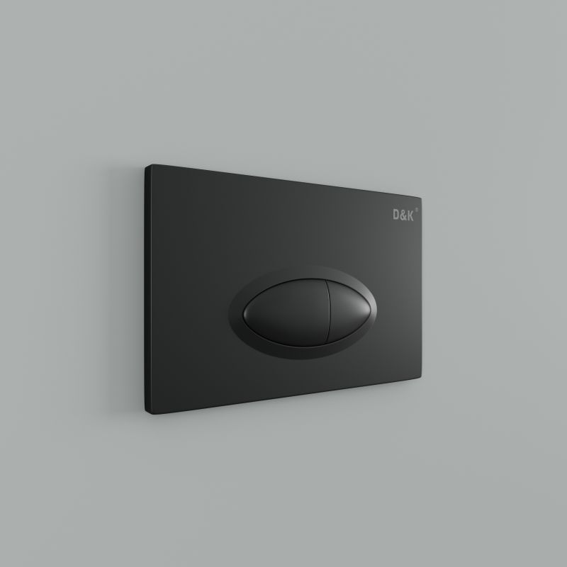 Клавиша смыва D&K Rhein Marx DB1399025 Черная матовая