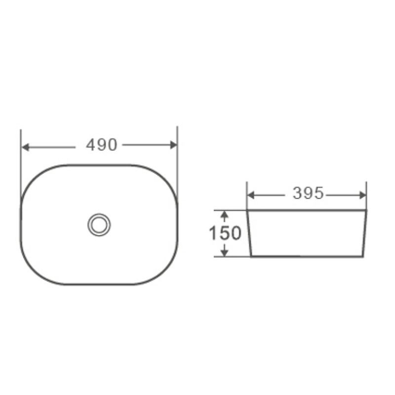 Раковина D&K Venice, 49 DT1020116