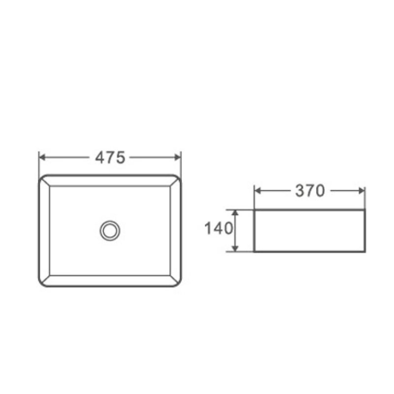 Раковина D&K Berlin, 48 DT1430216