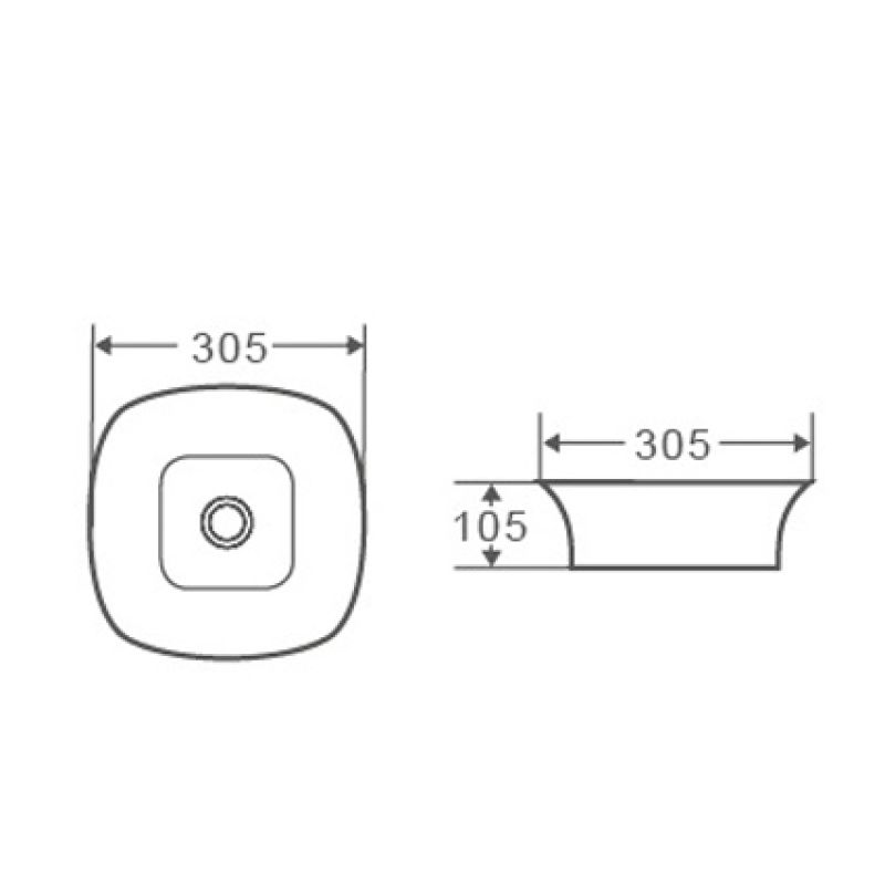 Раковина D&K Berlin, 30 DT1431016