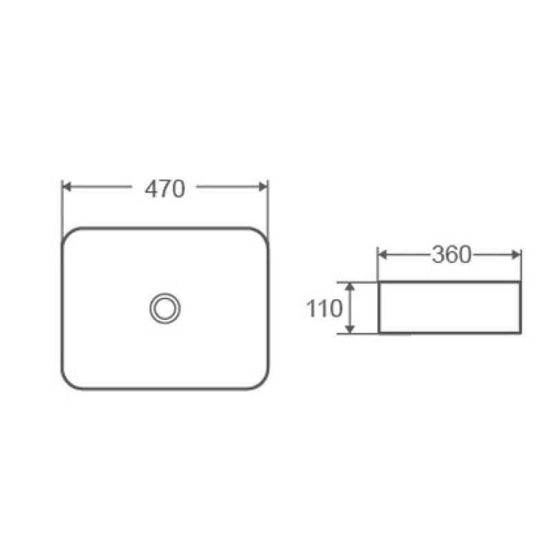 Раковина D&K Berlin, 47 DT1431216