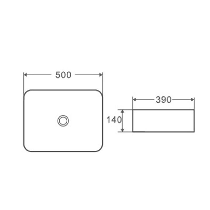 Раковина D&K Berlin, 50 DT1431425