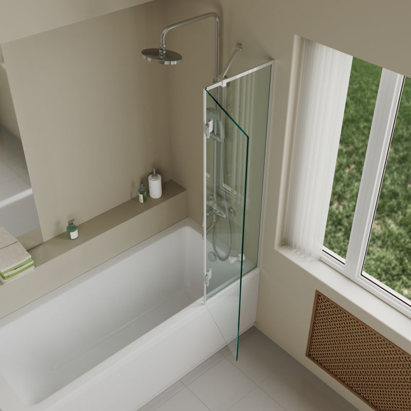 Шторка для ванны D&K Matrix 140х90 DG1109001