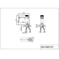 Смеситель для раковины D&K Bayern Alfeld DA1482101