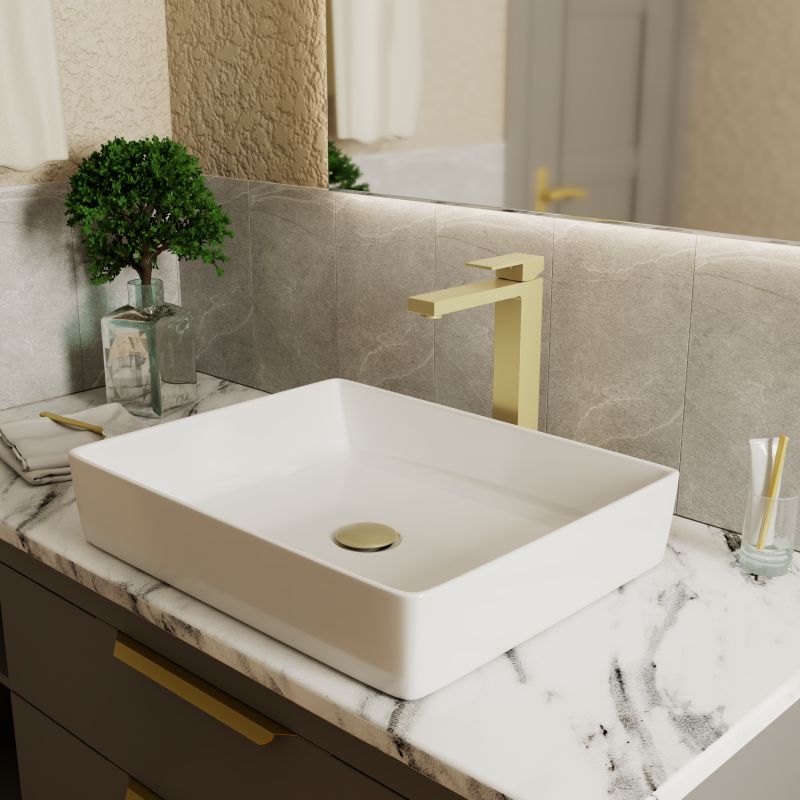 Смеситель D&K Bayern.Liszt DA1512007 матовое золото