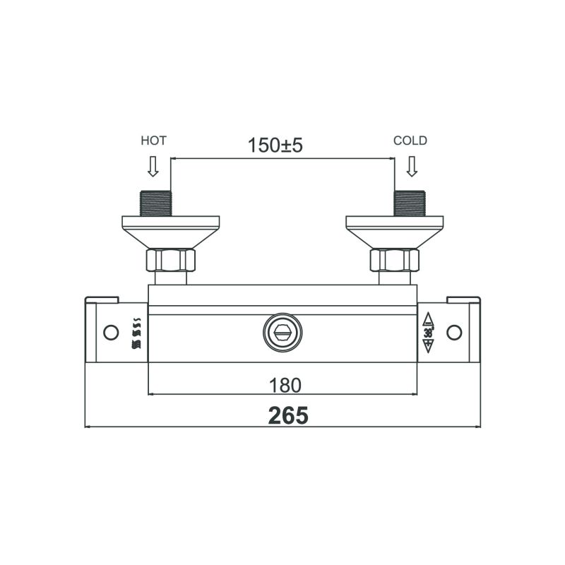 Смеситель для душа DK Bayern Potsdam DA2153101