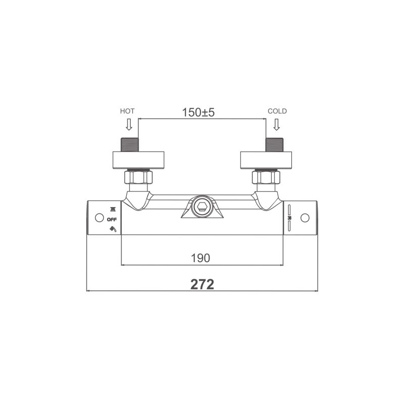 Смеситель для душа DK Bayern Potsdam DA2123101
