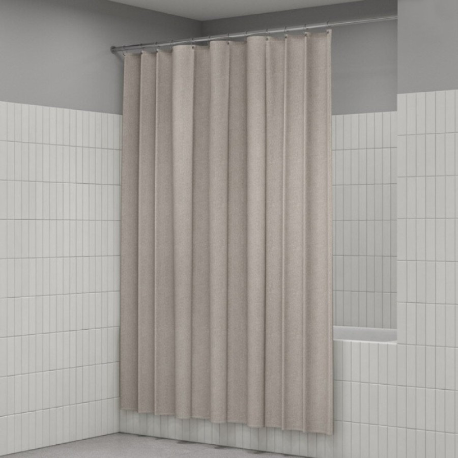 Штора для ванной Iddis Décor DL02P18i11, 180 х 200 см, полиэстер, бежевый