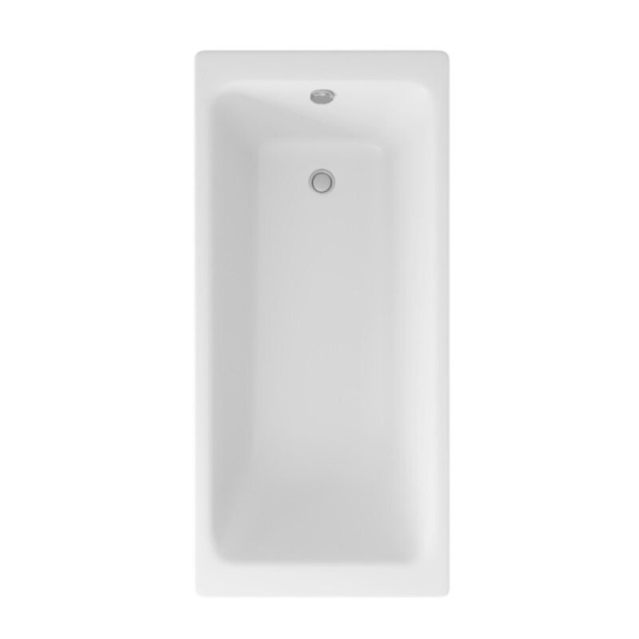 Ванна чугунная Delice Parallel DLR220503, 150 х 70 см, без покрытия, без ручек, цвет белый