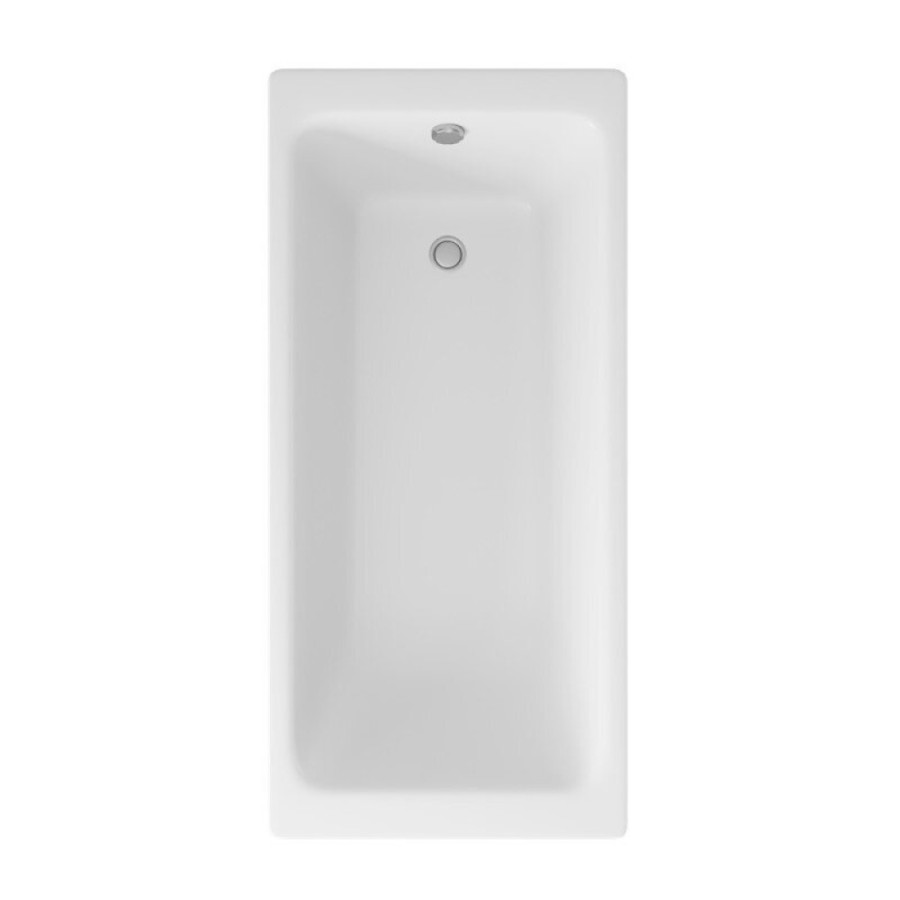 Ванна чугунная Delice Parallel DLR220505, 170 х 70 см, без покрытия, без ручек, цвет белый