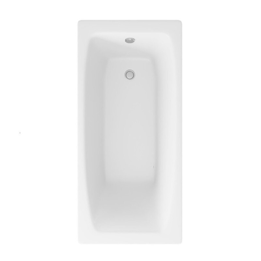 Ванна чугунная Delice Repos DLR220508, 170 x 70 см, без покрытия, без ручек, цвет белый