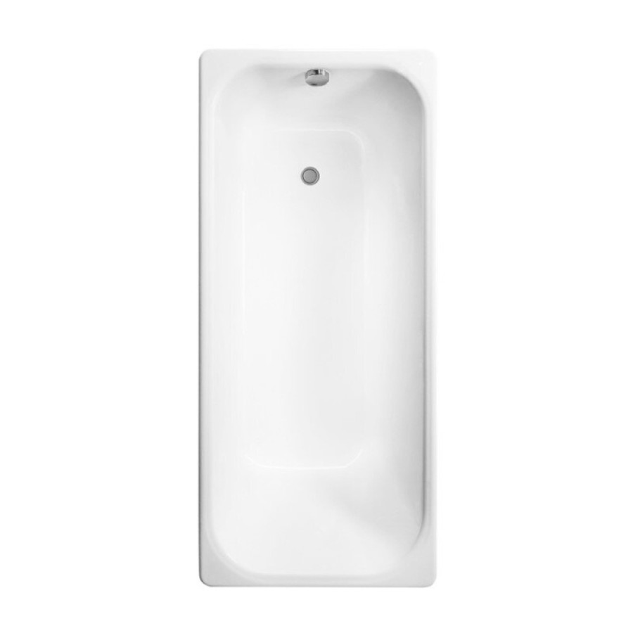 Ванна чугунная Delice Aurora DLR230603, 150 х 70 см, без покрытия, без ручек, цвет белый