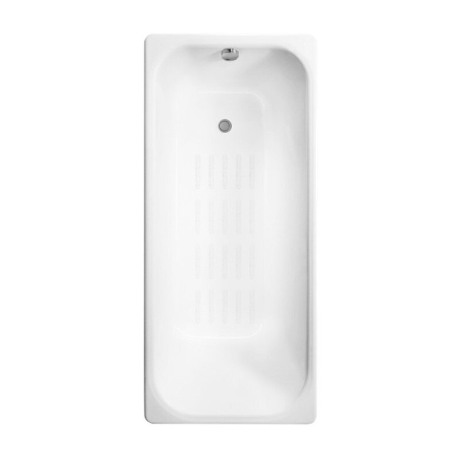 Ванна чугунная Delice Aurora DLR230603-AS, 150 х 70 см, антискользящее покрытие, без ручек, цвет белый