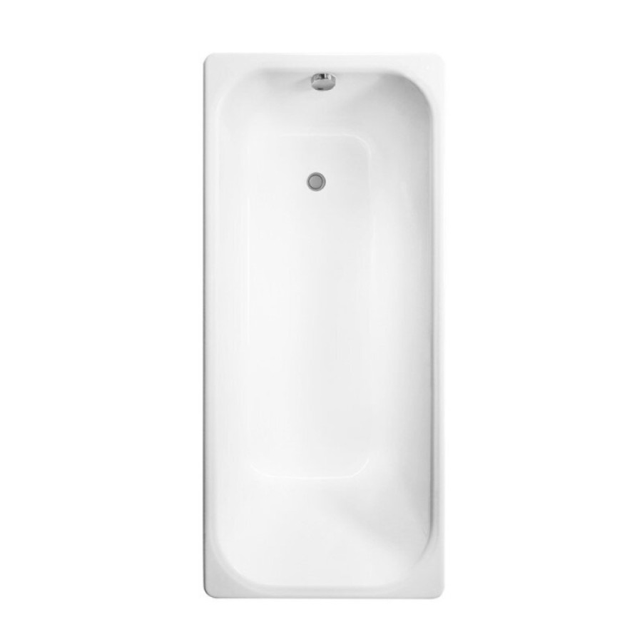 Ванна чугунная Delice Aurora DLR230606, 170 х 75 см, без покрытия, без ручек, цвет белый