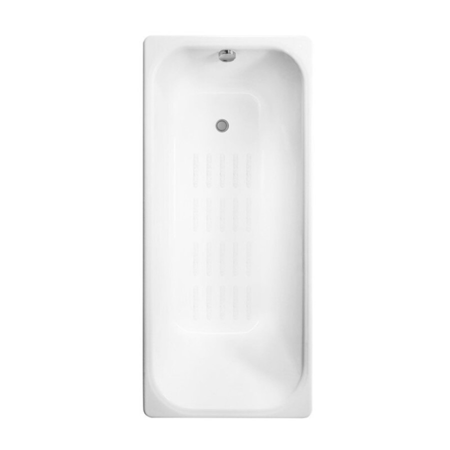 Ванна чугунная Delice Aurora DLR230606-AS, 170 х 75 см, антискользящее покрытие, без ручек, цвет белый