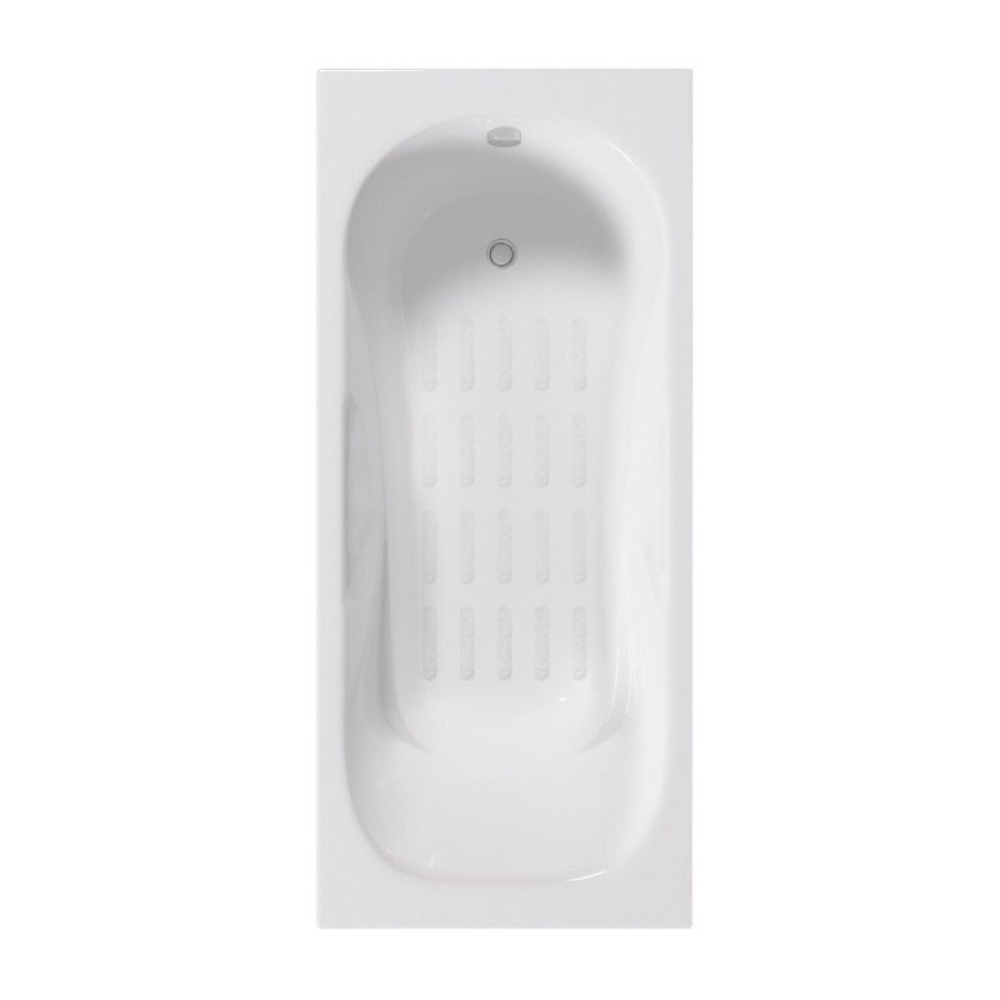 Ванна чугунная Delice Malibu DLR230608-AS, 170 х 70 см, антискользящее покрытие, без ручек, цвет белый
