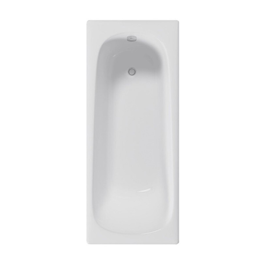 Ванна чугунная Delice Continental DLR230612, 150 х 70 см, без покрытия, без ручек, цвет белый
