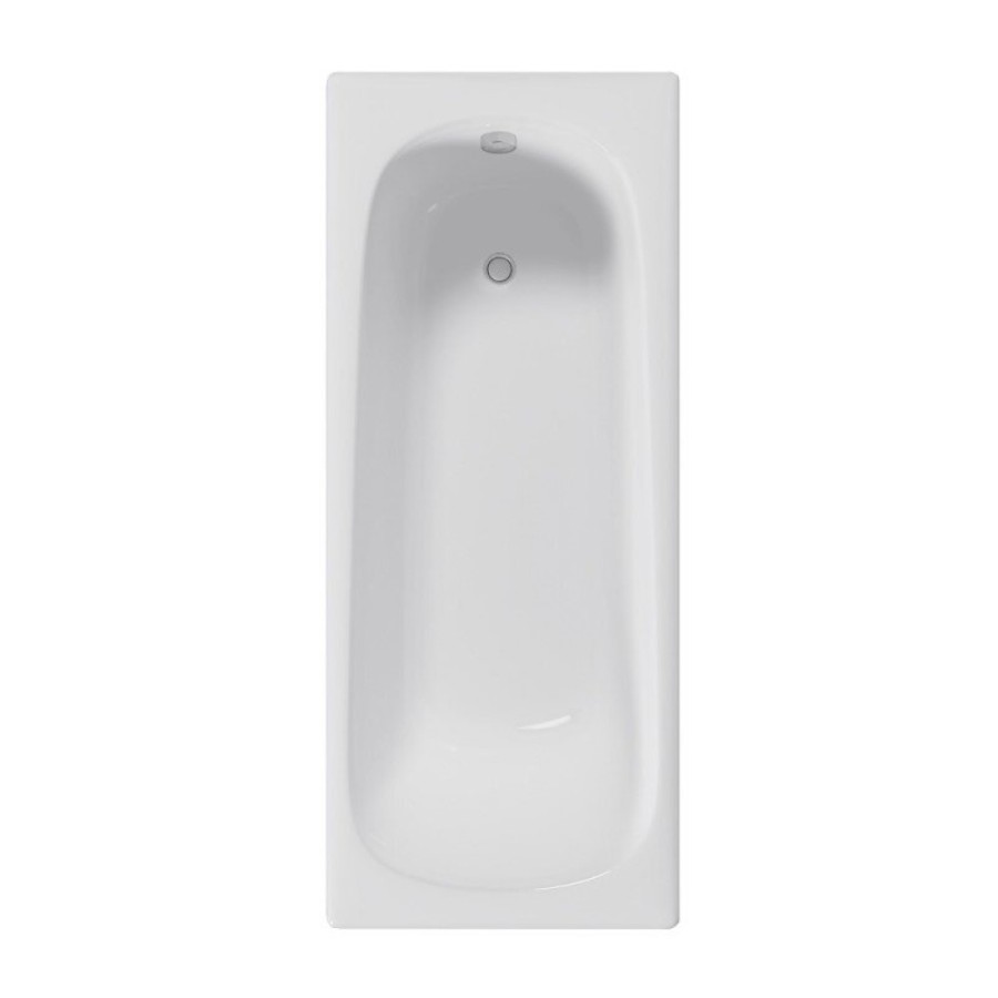 Ванна чугунная Delice Continental DLR230613, 170 х 70 см, без покрытия, без ручек, цвет белый