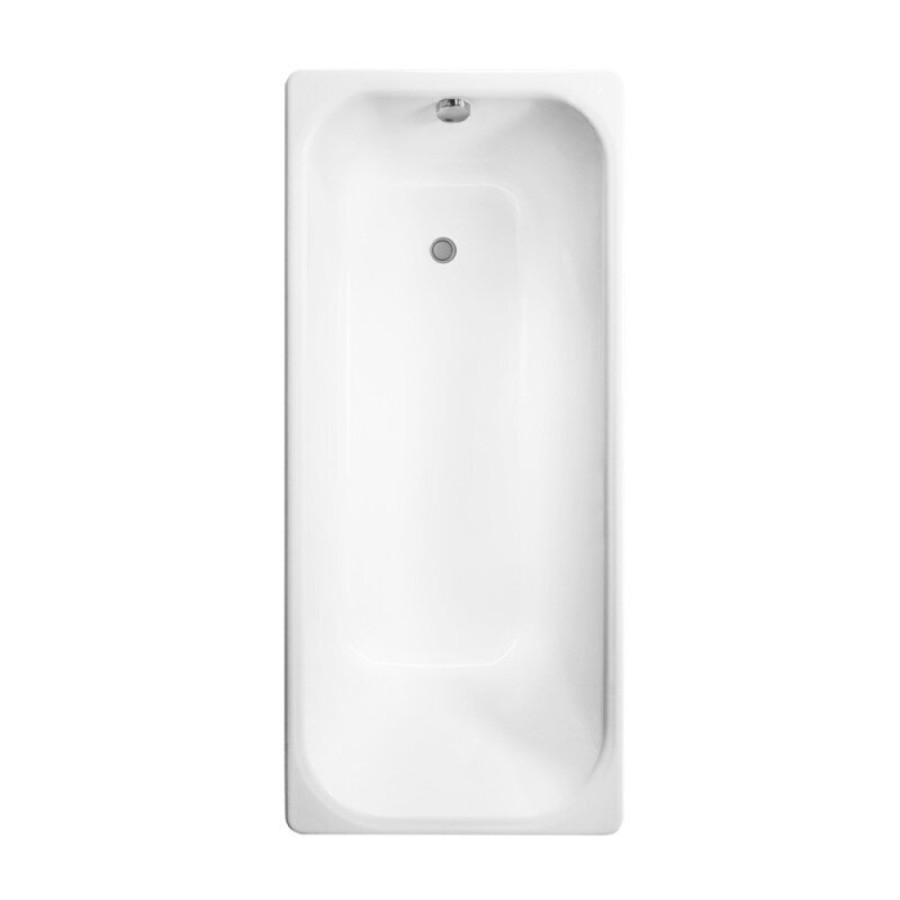 Ванна чугунная Delice Aurora DLR230617, 140 х 70 см, без покрытия, без ручек, цвет белый