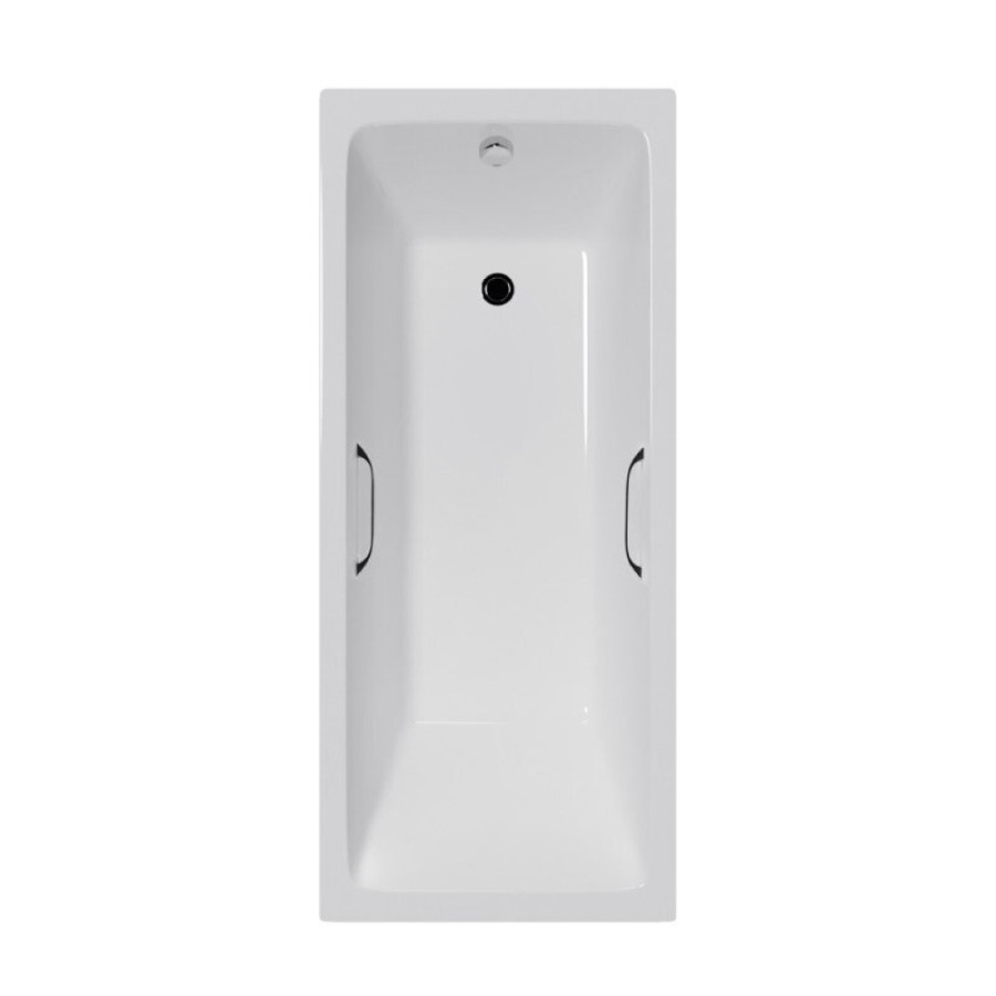 Ванна чугунная Delice Level DLR230618R, 140 х 70 см, без покрытия, с отверстиями под ручки, без ручек, цвет белый