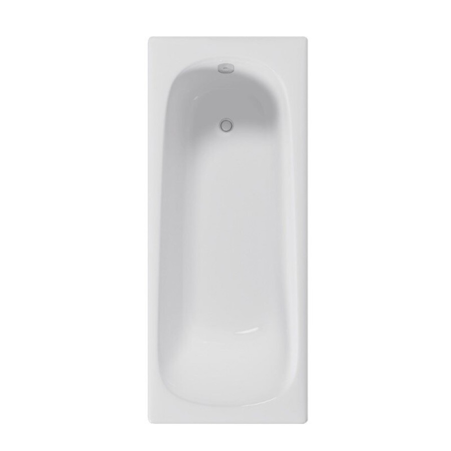 Ванна чугунная Delice Continental DLR230619, 140 х 70 см, без покрытия, без ручек, цвет белый