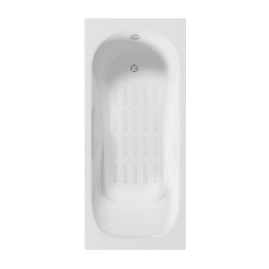 Ванна чугунная Delice Elite Malibu DLR230628-AS, 140 х 75 см, антискользящее покрытие, без ручек, цвет белый