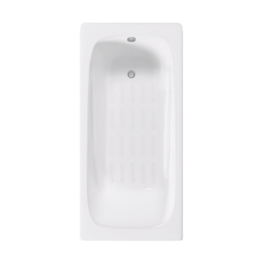 Ванна чугунная Delice Flex DLR230631-AS, 170 х 80 см, антискользящее покрытие, без ручек, цвет белый
